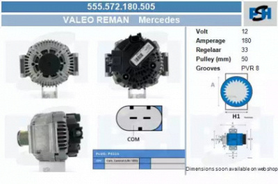 CV PSH 555572180505 -  Генератор
